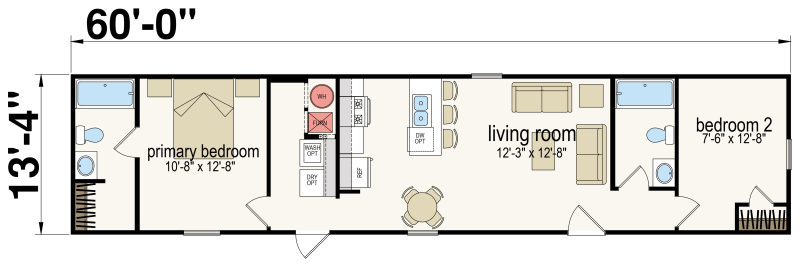 Crest community floor plan home features