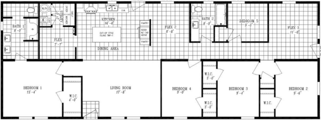 Hey jude floor plan home features