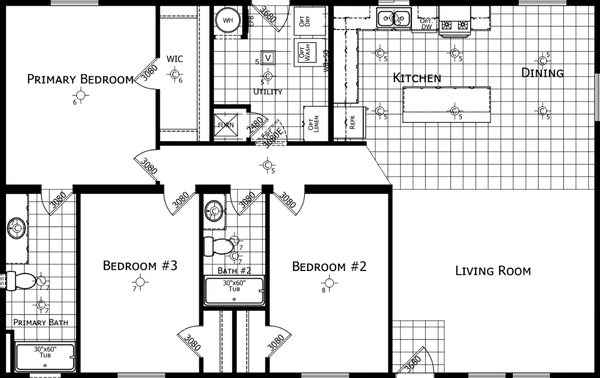 Noble 3248h04 floor plan home features