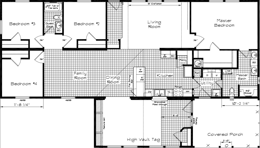 Pinehurst 2505 With Tag Floor Plan