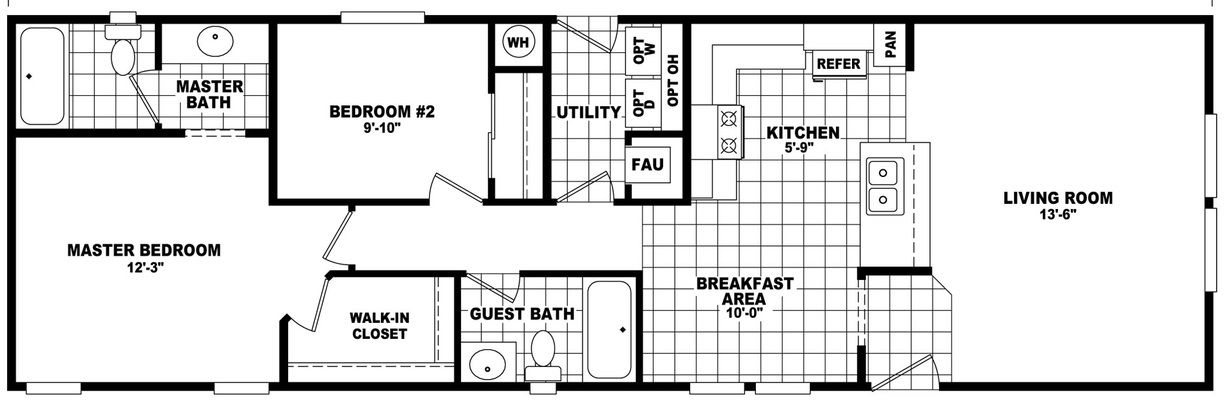 Economy Plus 18562A Floor Plan