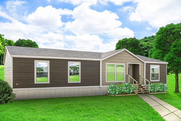 Doublewide 32×56-42a hero, elevation, and exterior home features