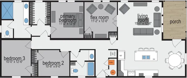 Apollo floor plan home features