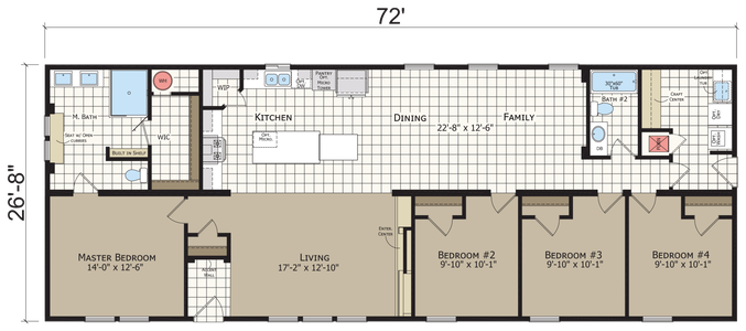 Catena ct4724b floor plan home features