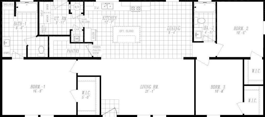 Columbia River Multi-Section 2024 Floor Plan