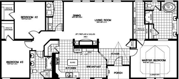 Karsten sf29 floor plan home features