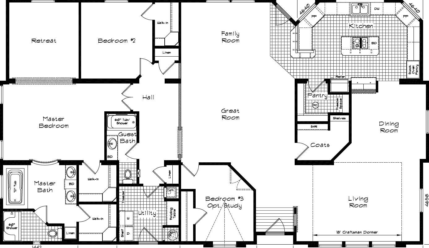 Grand Manor 6007 Floor Plan