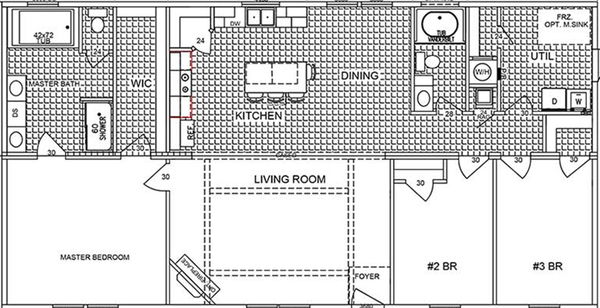 Ace floor plan home features