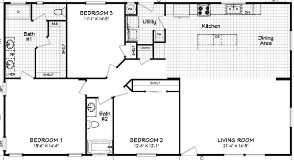 Coronado 30563f floor plan home features