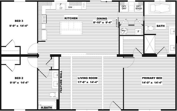 Sawyer elite floor plan home features