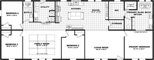 The boss floor plan home features