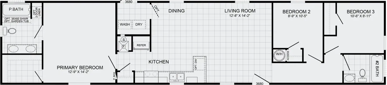 Legend 1668490 floor plan home features