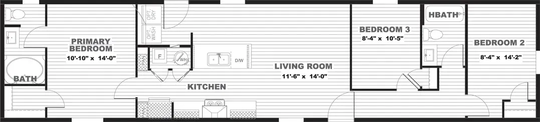 Clark floor plan home features