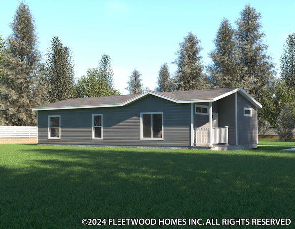 Evergreen 24482e hero, elevation, and exterior home features