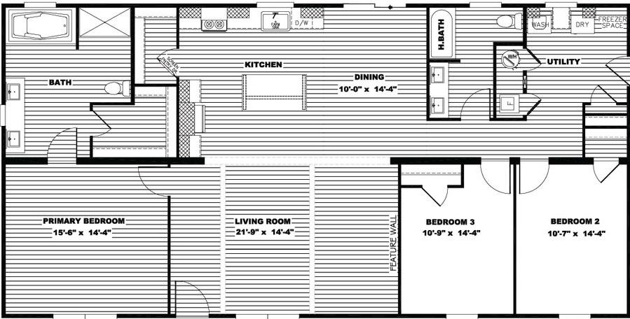 Farm 3 flex elite floor plan home features