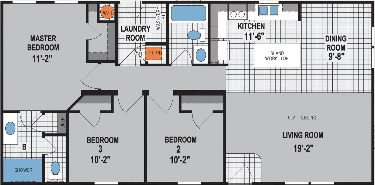 Prairie dune 8432p floor plan home features