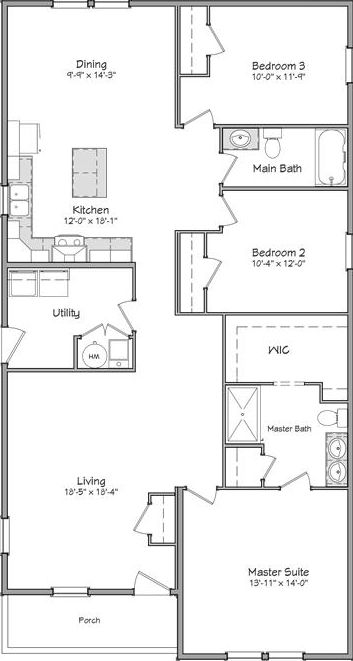 Independence series witherspoon 30' floor plan home features