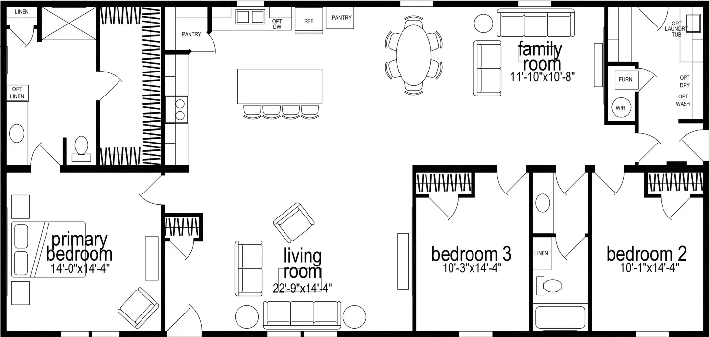 Prairie dune 8903 floor plan home features