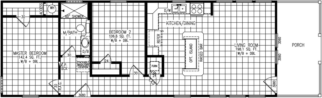 Heron j50ep8 floor plan home features