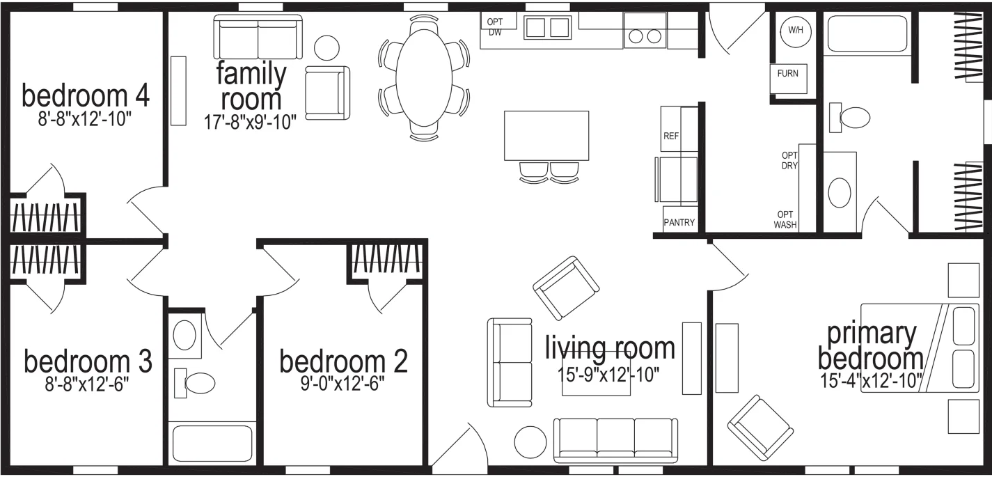 Redman 4401 Floor Plan