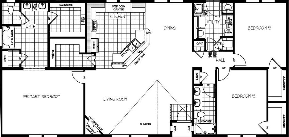 K3066a floor plan home features