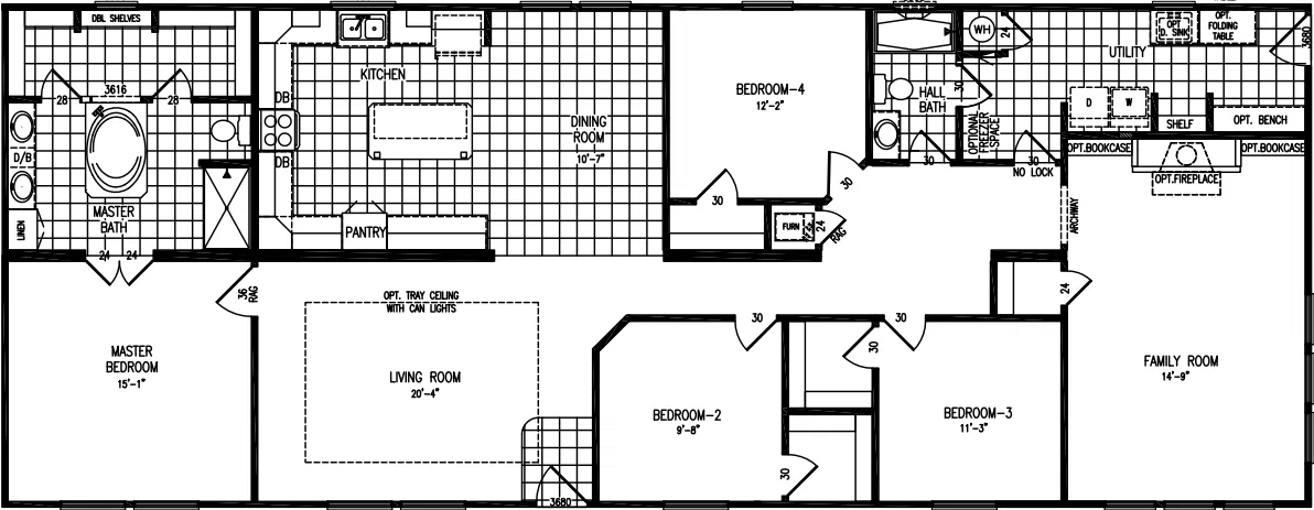 Beaumont 5079 floor plan home features