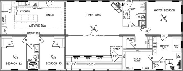 The riverwalk floor plan home features