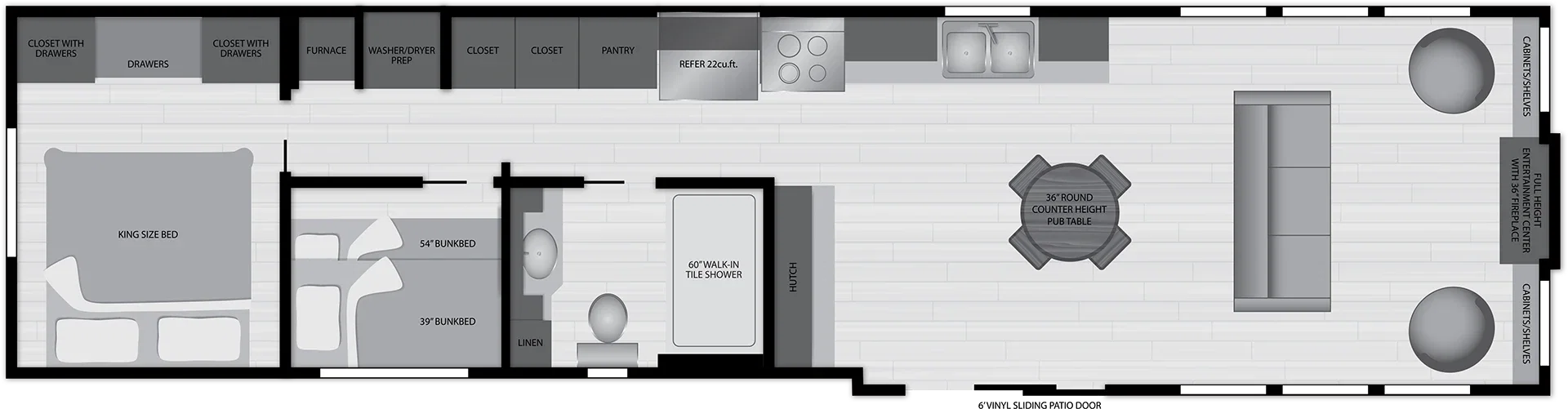 Canadian Eldorado 9019 Floor Plan
