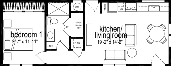 GS ADU A610N  Floor Plan