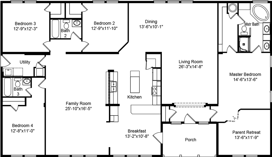 Mt everest 42714a floor plan home features