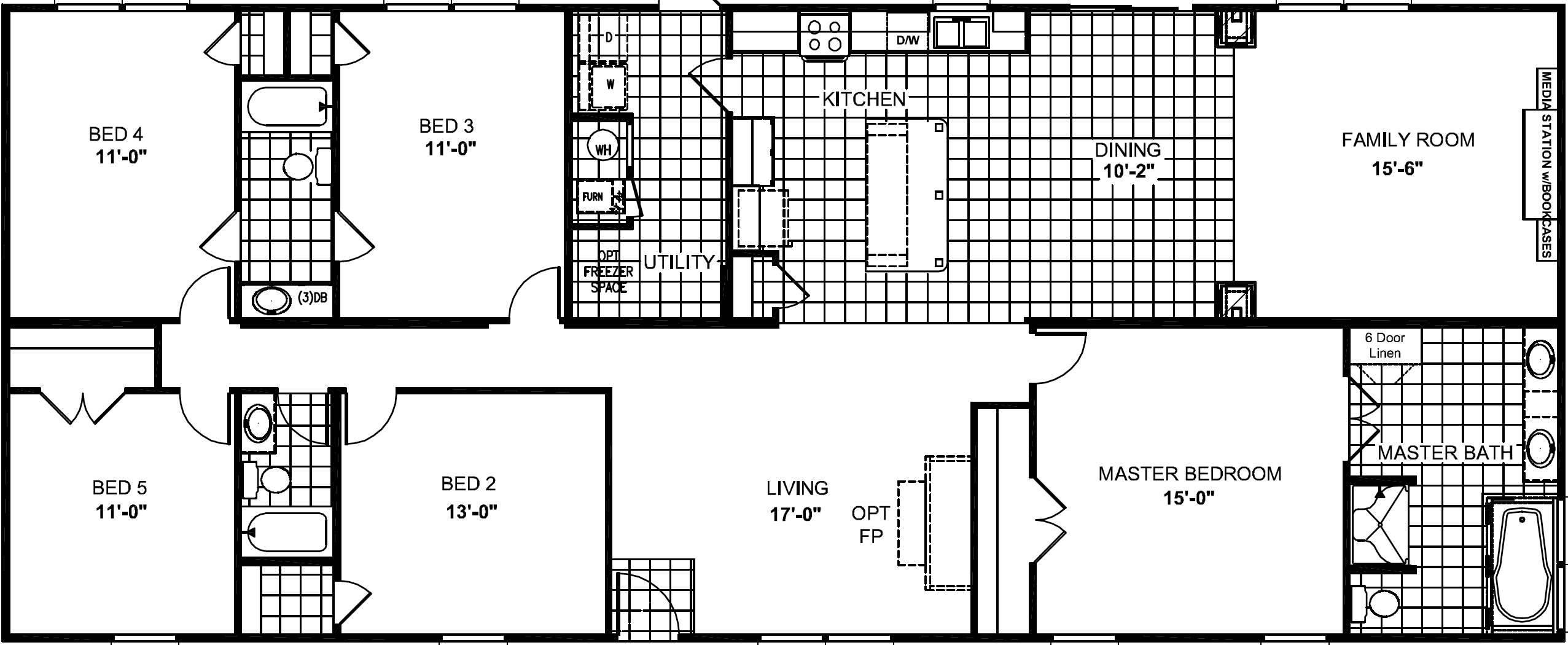 Rifleman 3240 floor plan home features
