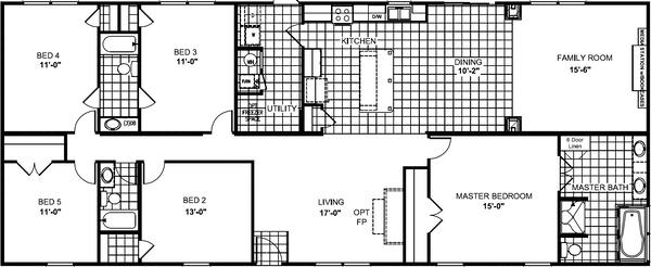 Rifleman 3240 floor plan home features