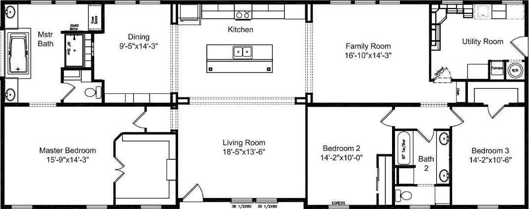 Bay Harbor 30 Floor Plan