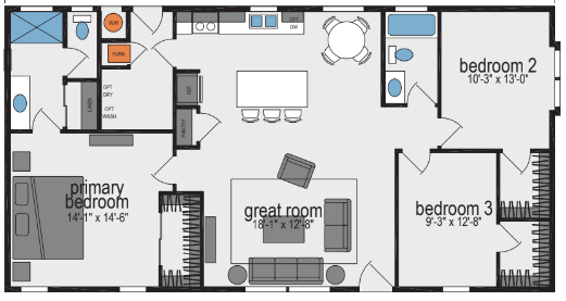 Victory-m200a floor plan and hero home features