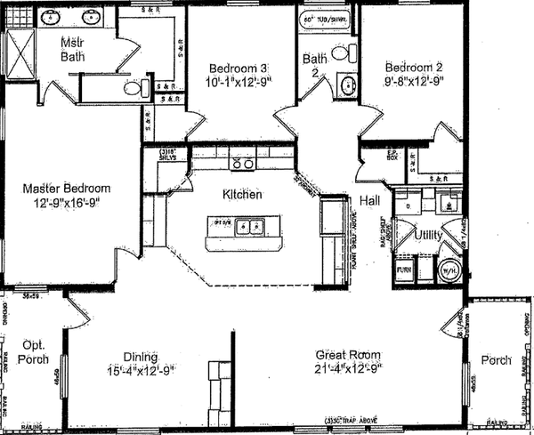 Madrona floor plan home features