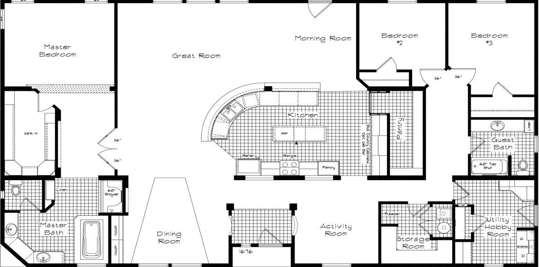 Pinehurst 2510-2 Floor Plan