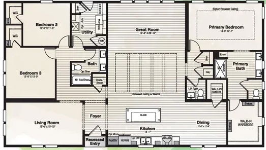 Coronado 3766a floor plan home features