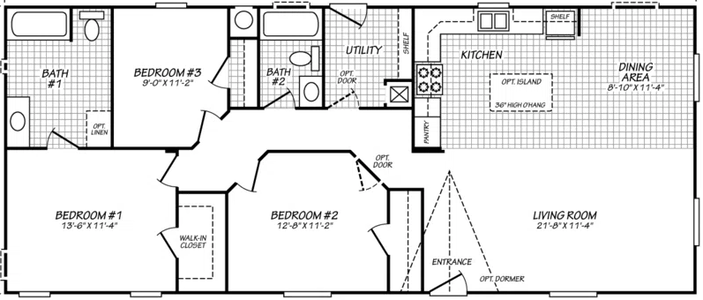 Canyon lake 24563l floor plan home features