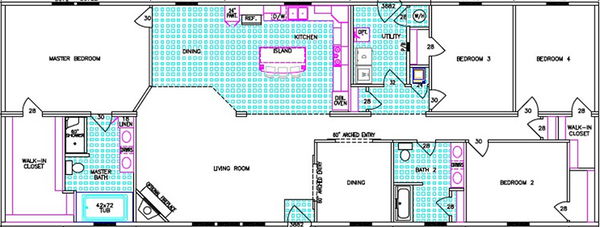 Lauderdale floor plan home features