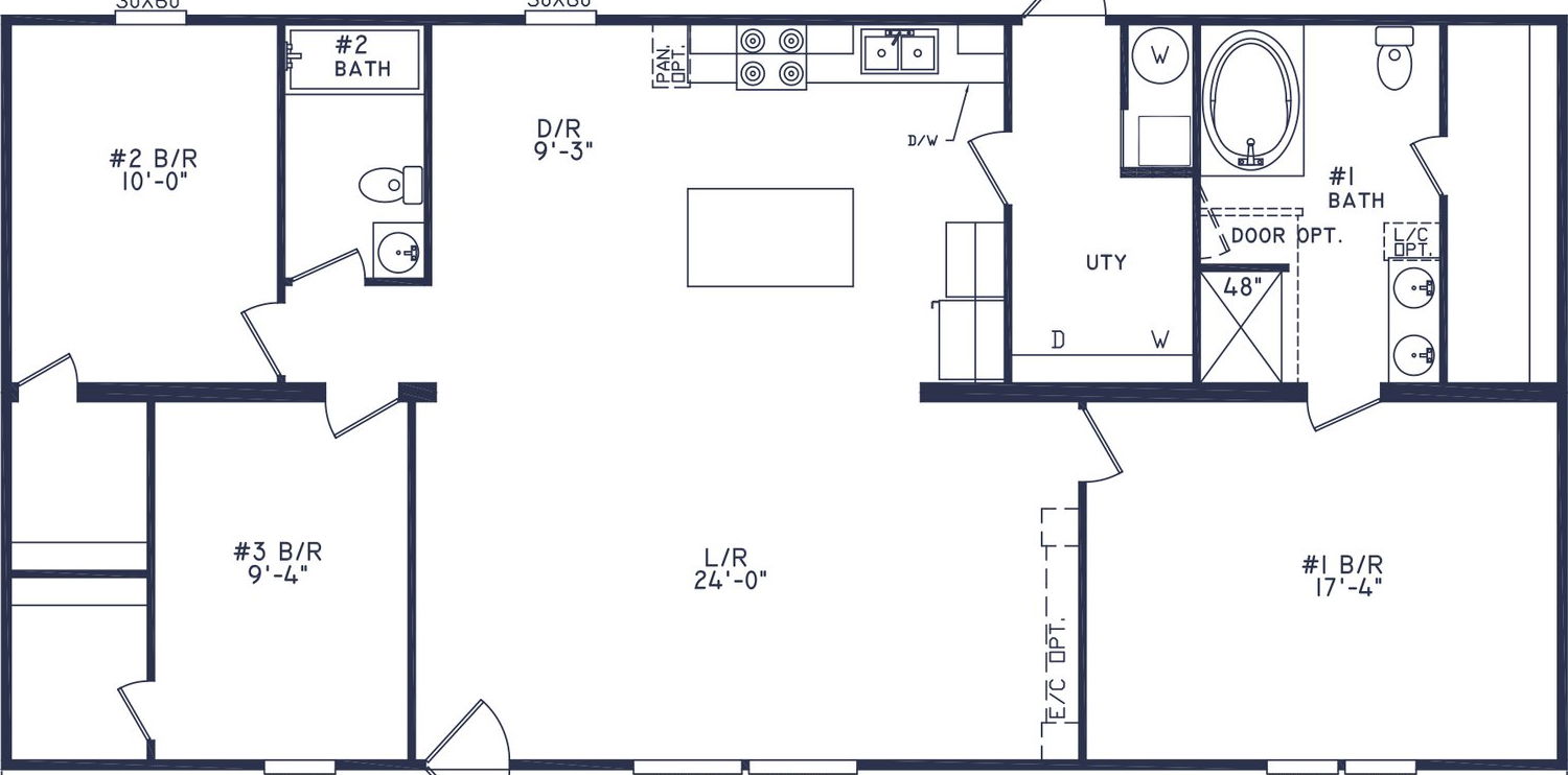 Scout floor plan home features