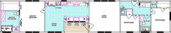 Lakeview floor plan home features