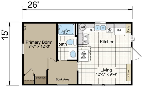 Pm 529 floor plan home features
