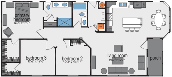 Sunset ridge-k535h floor plan and hero home features