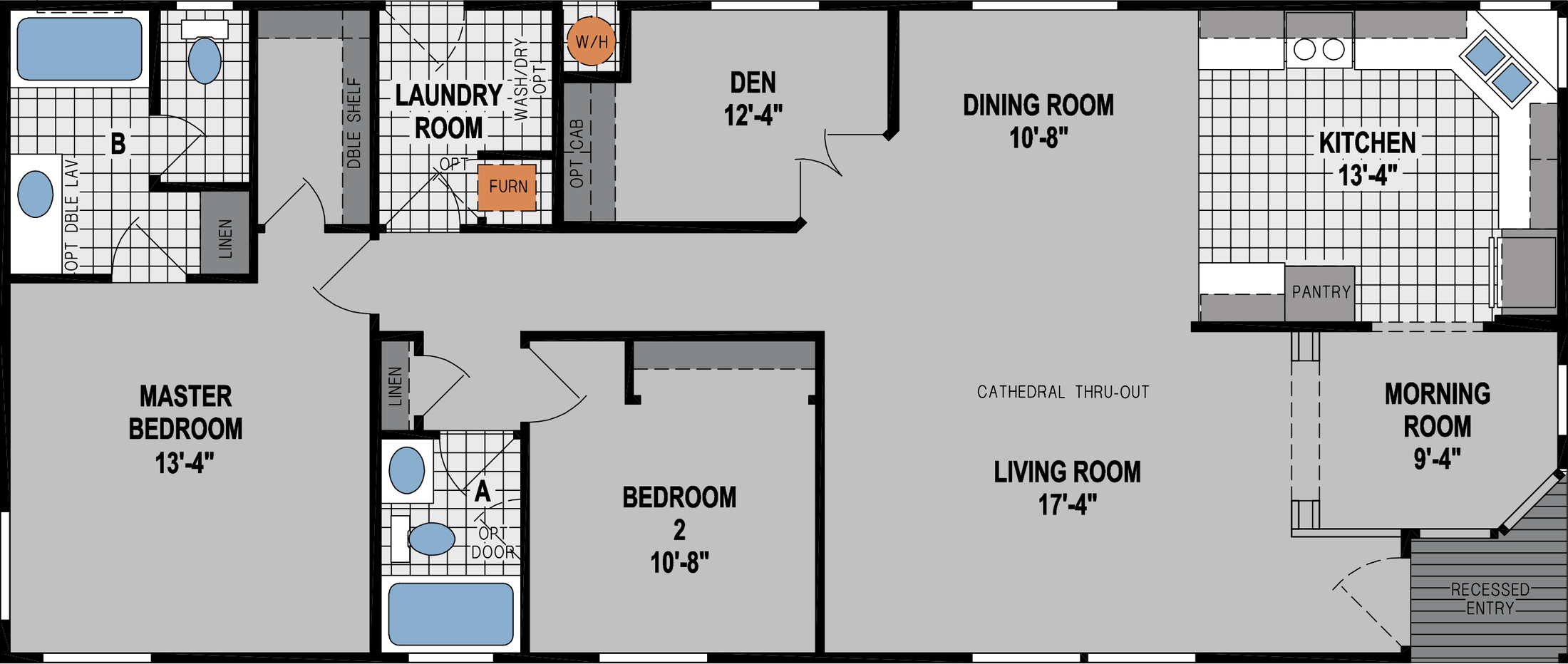 Amber Cove K638CT Floor Plan