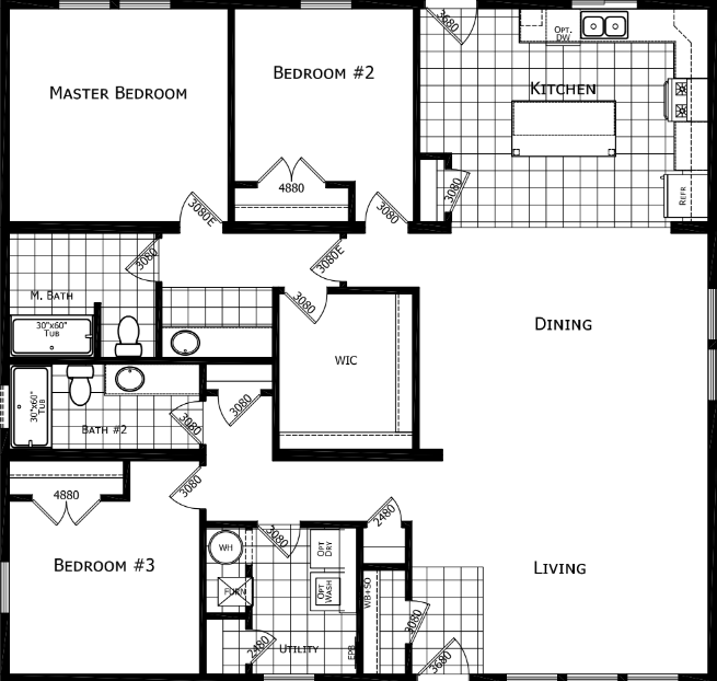 Grand Teton TW4042 Floor Plan