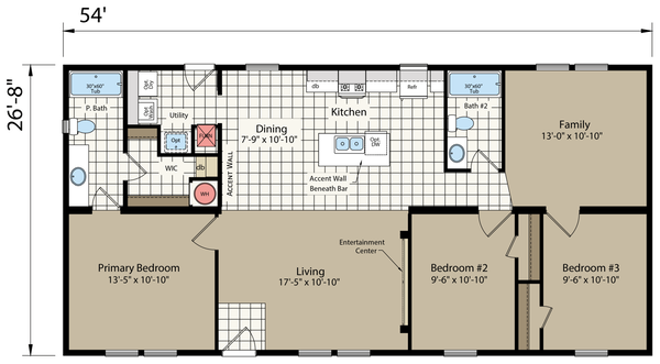 Dreamworks dw4543b floor plan home features