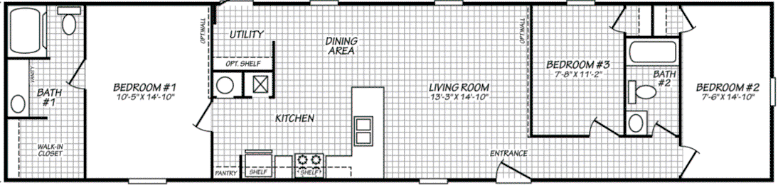 Pure homes 16663u floor plan home features