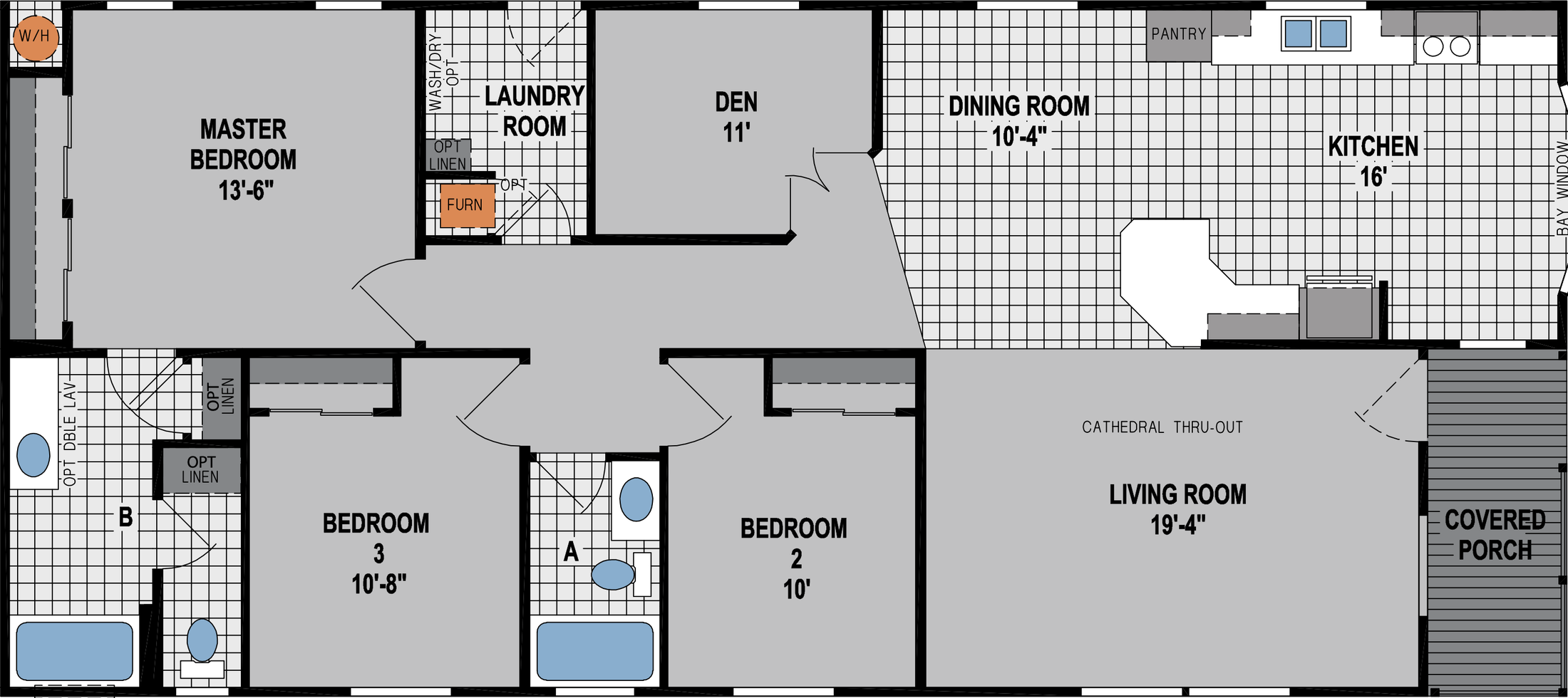 Amber Cove K734CT Floor Plan