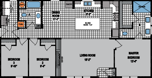 Spectra RH7100 Floor Plan