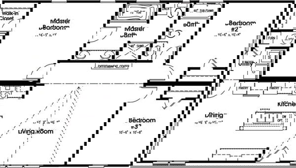The fiesta floor plan home features